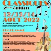Affiche rencontres musicales classiques2022